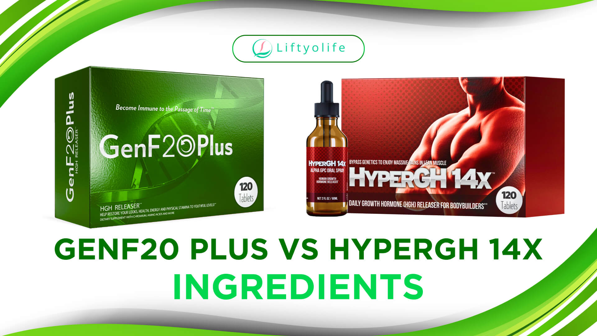 Genf20 Plus vs HyperGH 14x: Ingredients