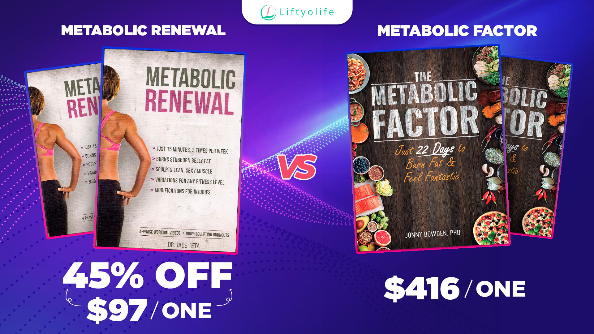 Metabolic Renewal Vs Metabolic Factor: Price
