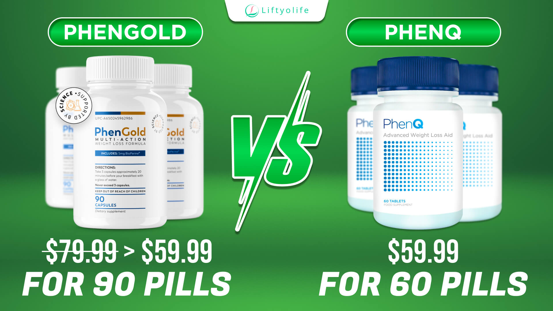 PhenGold vs PhenQ: Pricing