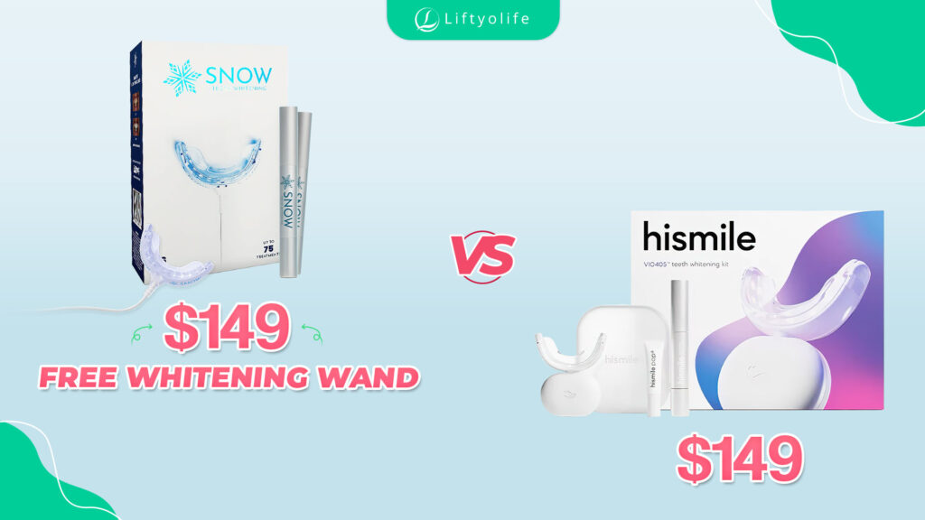 Snow Teeth Whitening Vs Hismile Which Is Better? Liftyolife