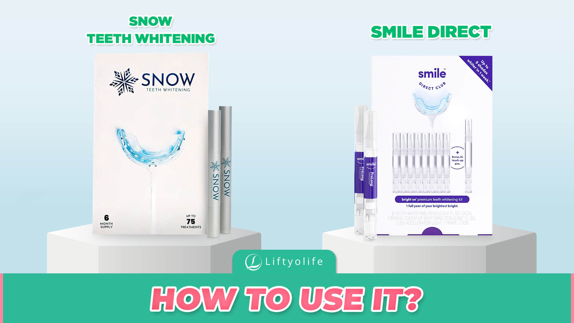 Snow Teeth Whitening Vs Smile Direct Club: How To Use It?