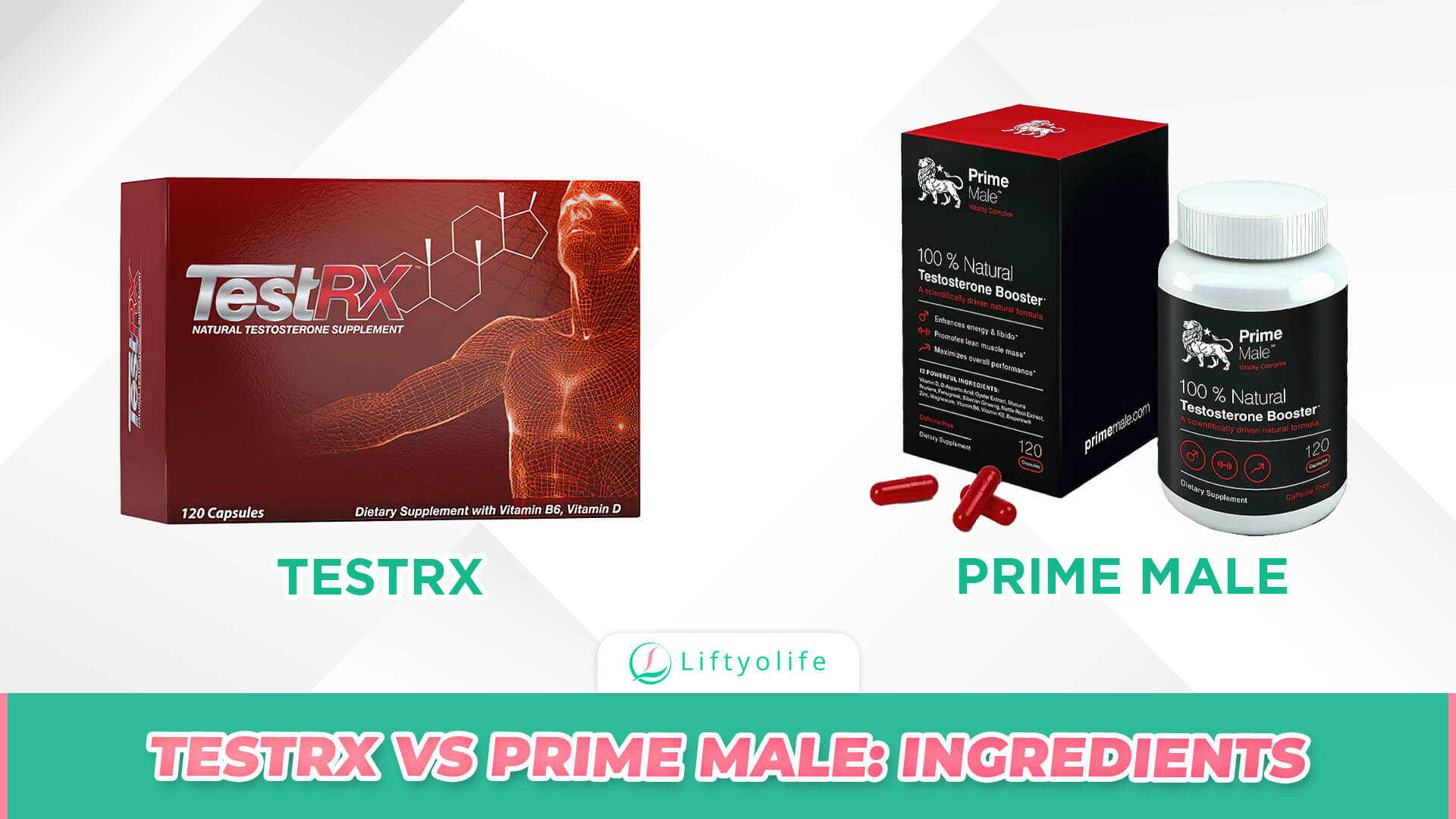 TestRX vs Prime Male: Ingredients