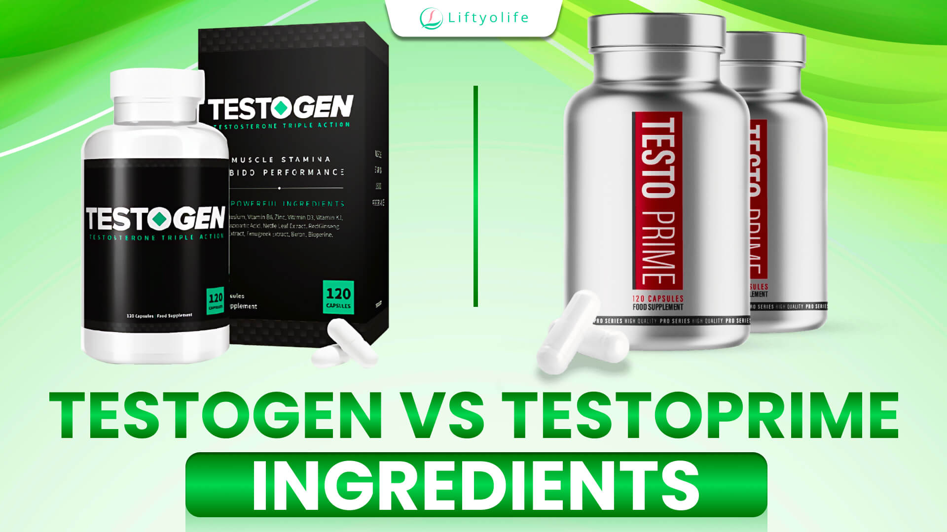 TestoGen vs TestoPrime: Ingredients