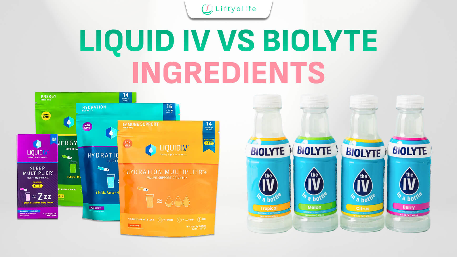 Liquid IV Vs Biolyte: The Ingredients