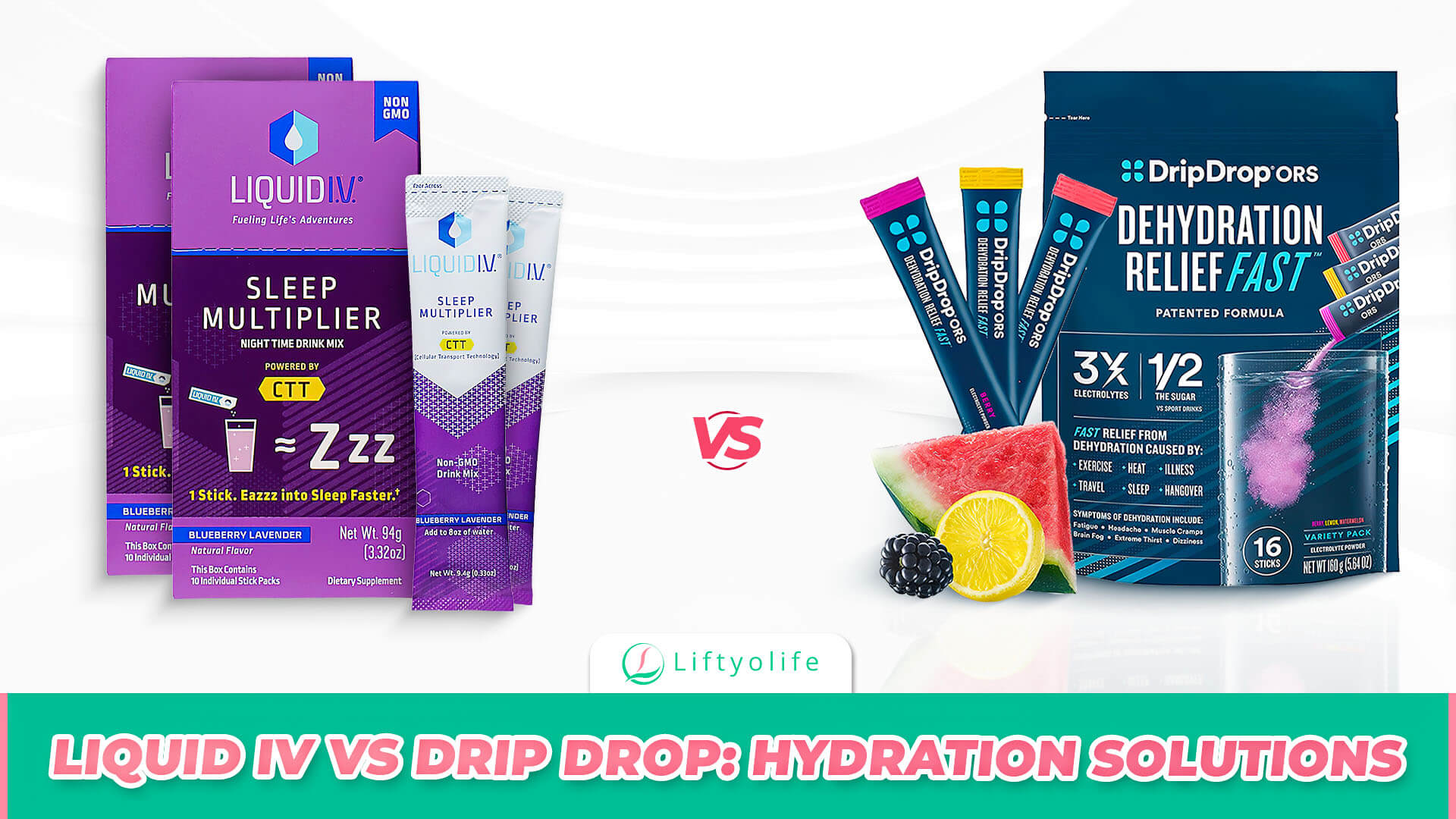Liquid IV Vs Drip Drop: Hydration solutions