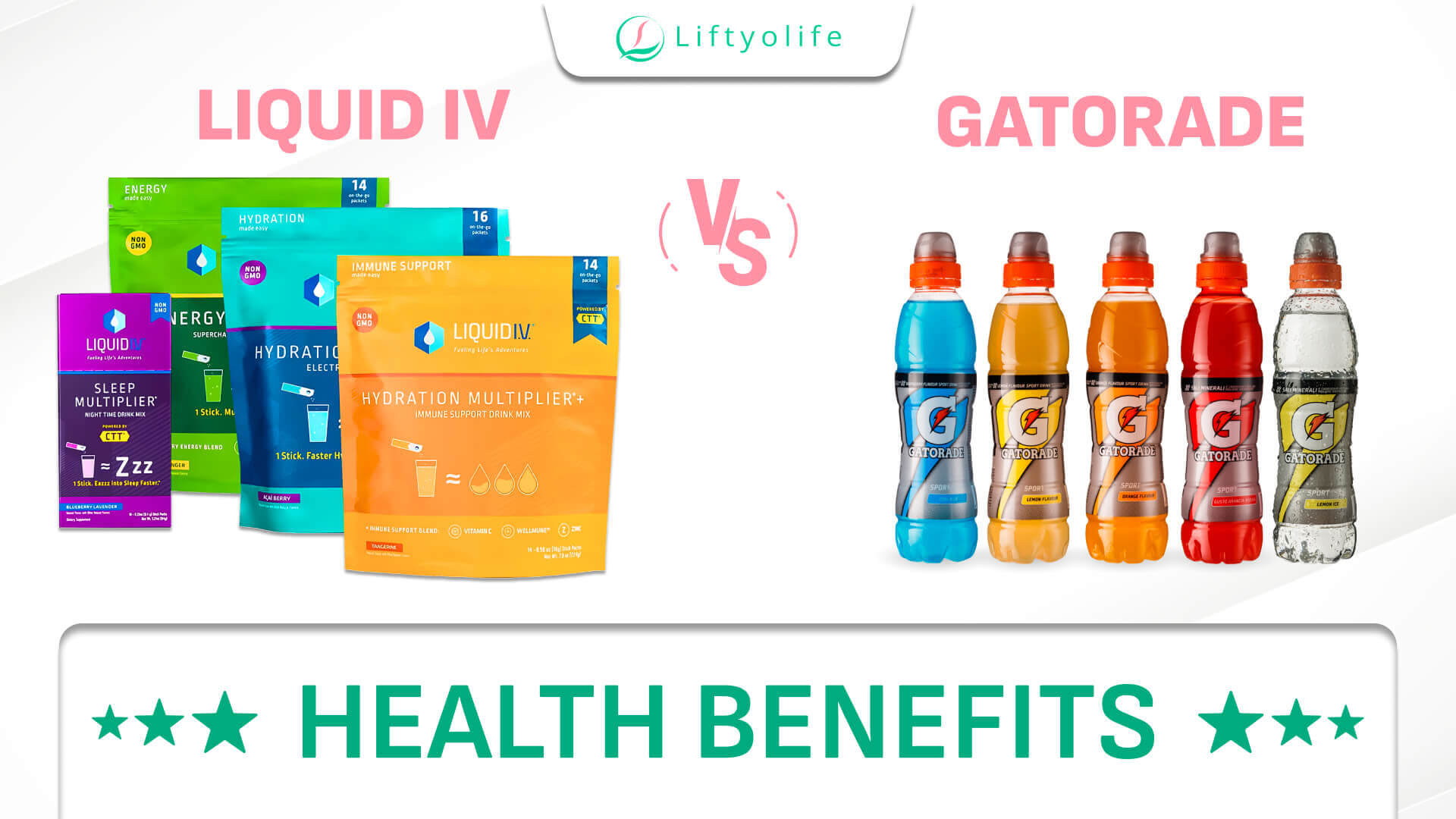 Liquid IV vs Gatorade: Health Benefits