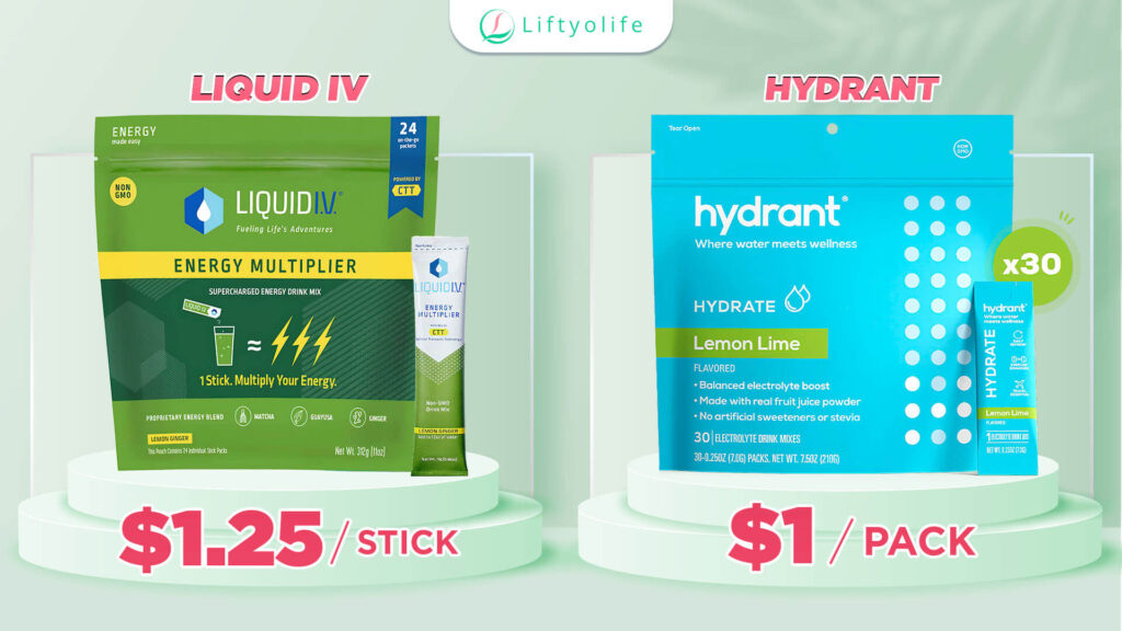 Hydrant Vs Liquid IV Which Electrolyte Drink Is Better? Liftyolife