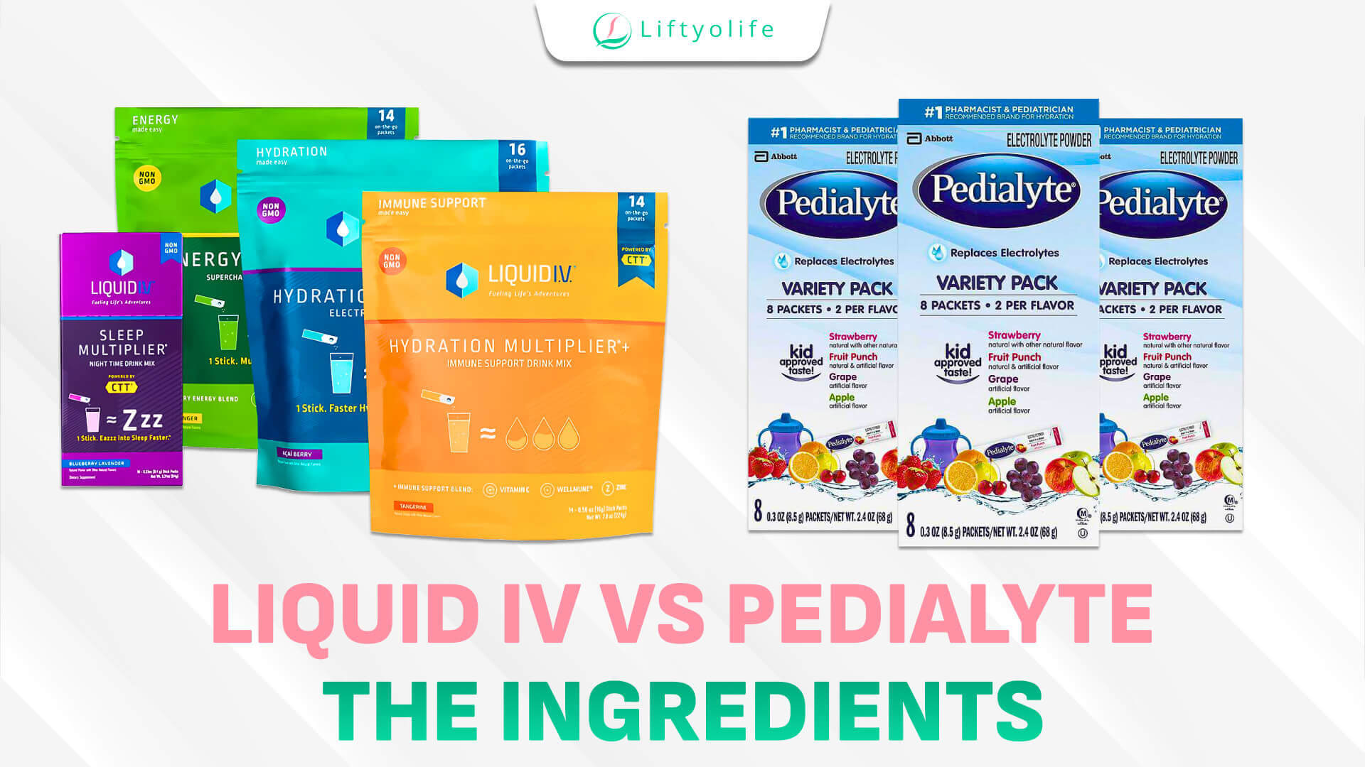 Liquid IV Vs Pedialyte: The Ingredients
